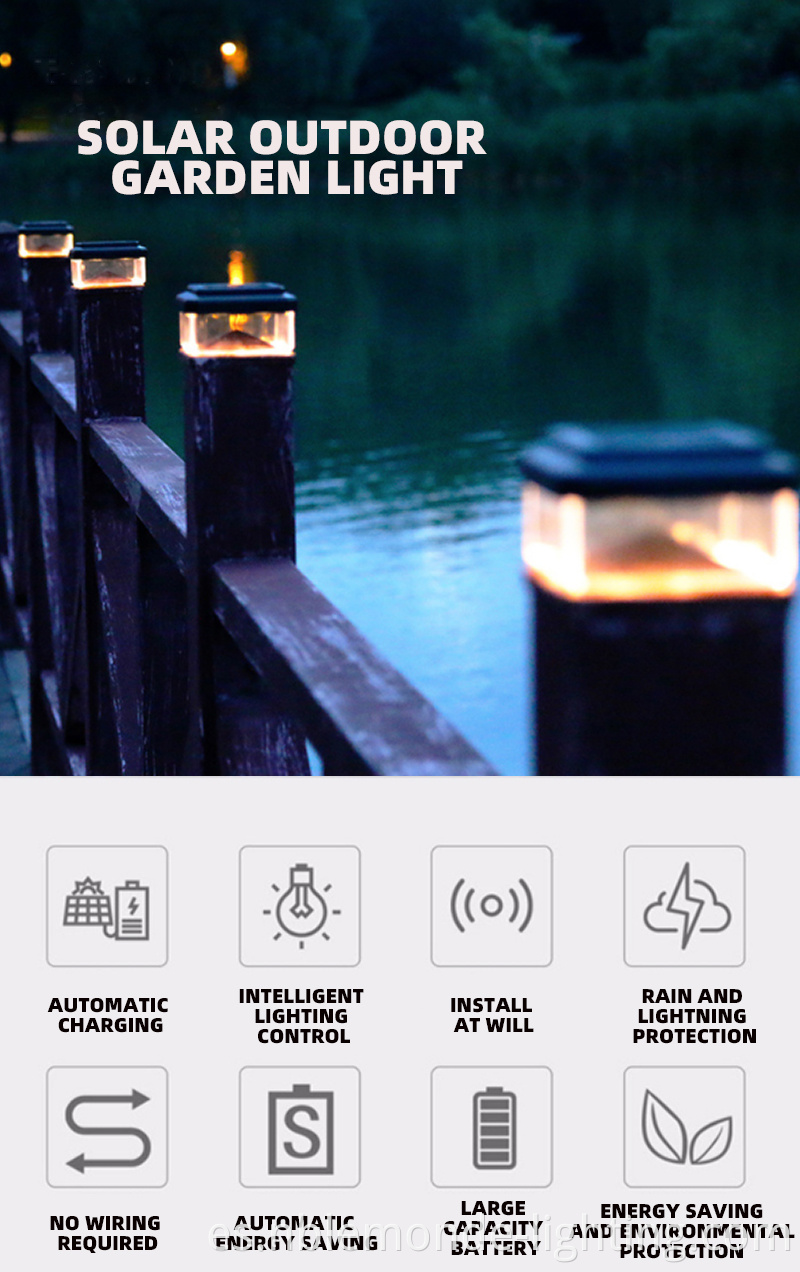 Outdoor Lamp with Waterproof Wiring